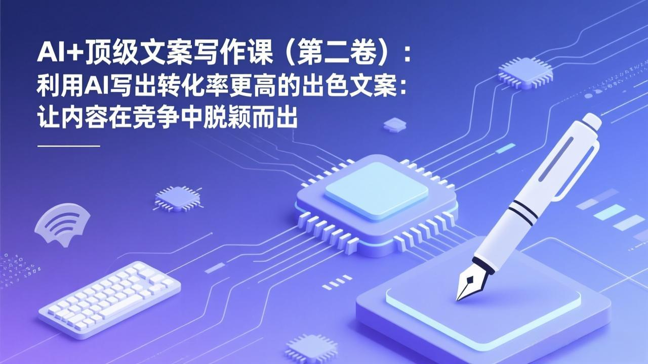 AI+顶级文案写作课(第二卷-长青创习社